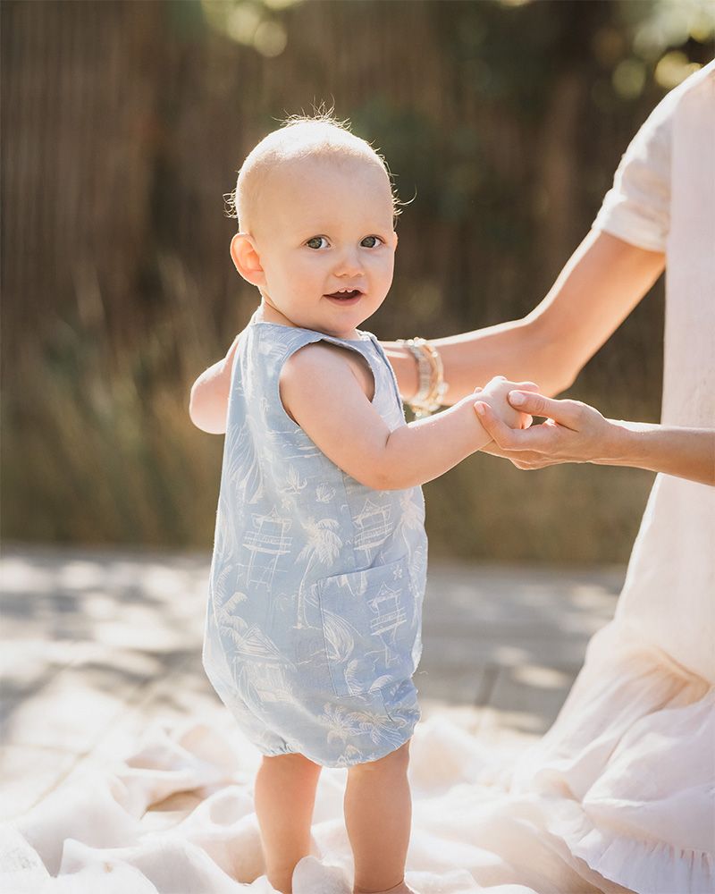 Surf’s Up Linework Romper