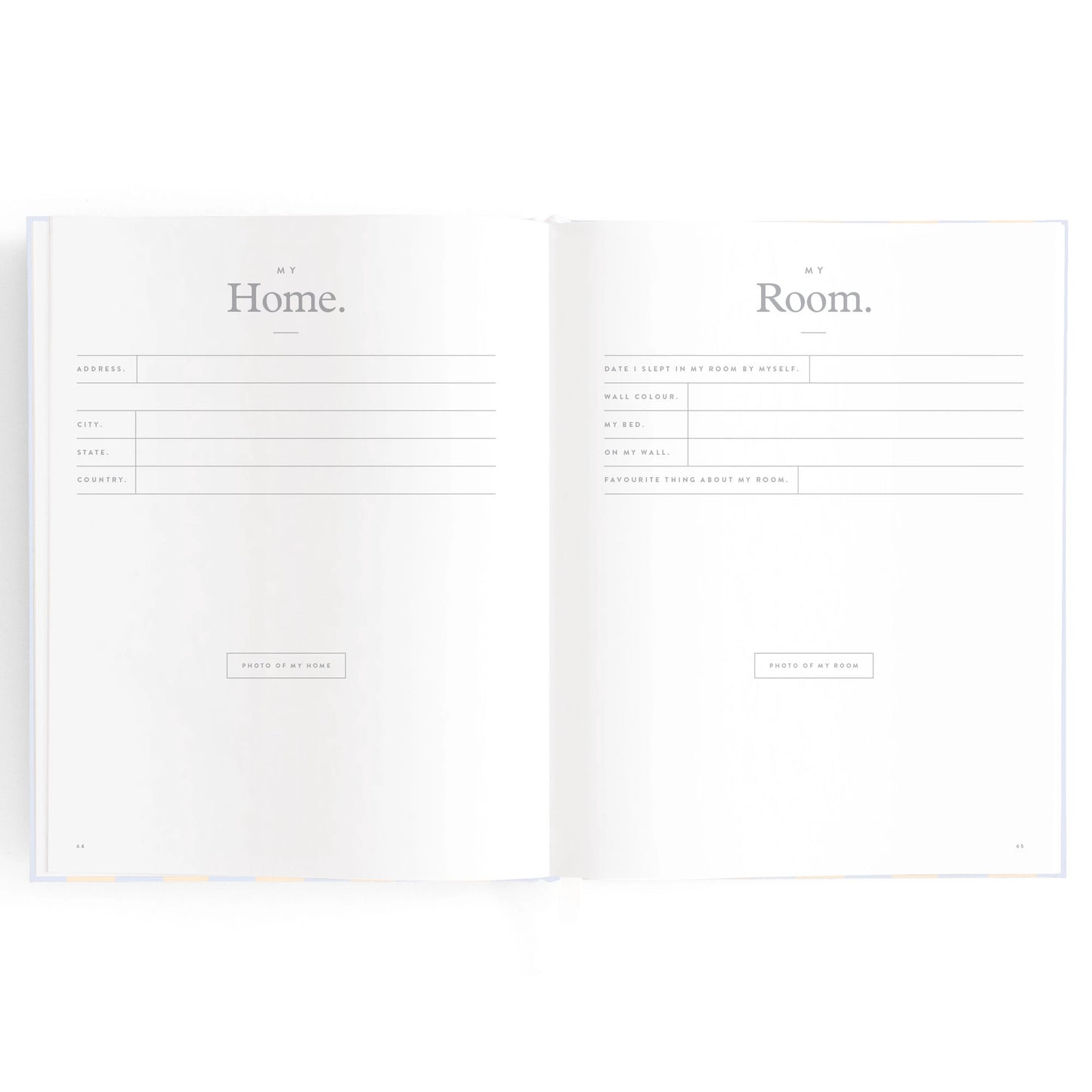 Baby Journal - Cloud Stripe