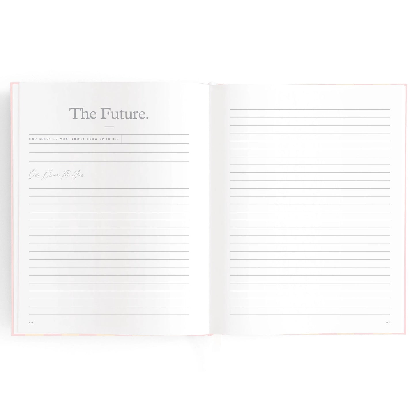 Baby Journal - Petal Stripe