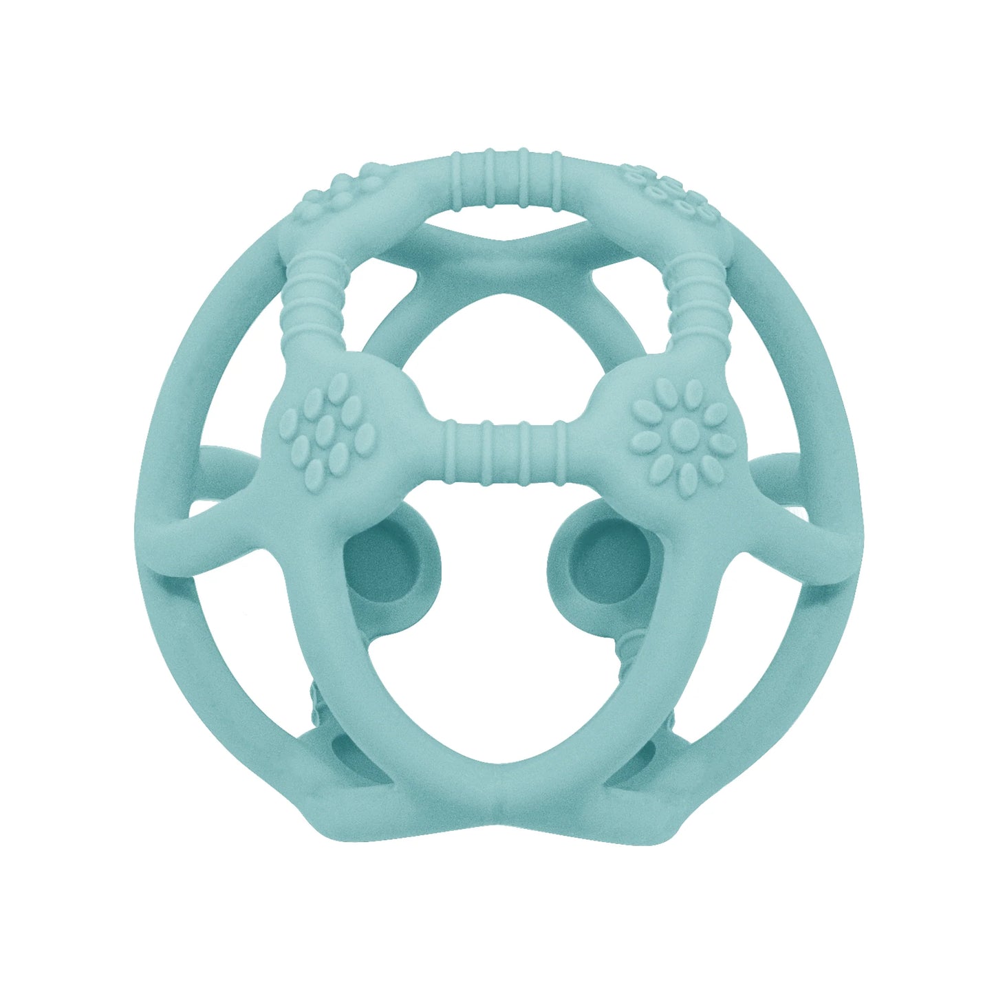 Silicone Teething Ball - Pastel Blue