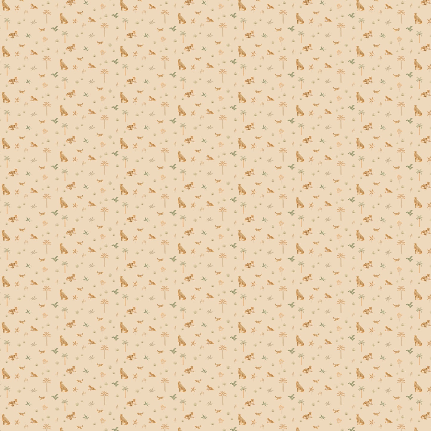 Fitted Cot Sheet - Leopards