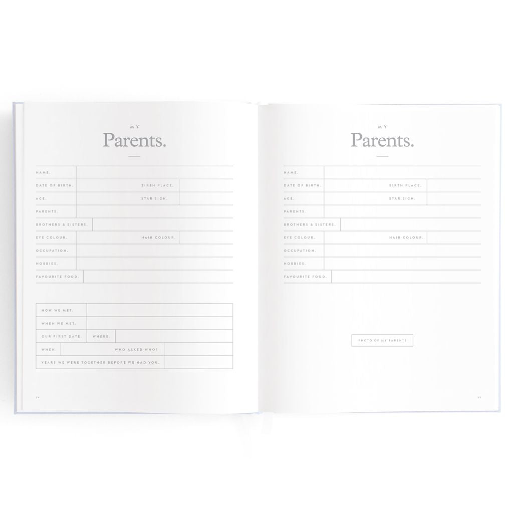Baby Journal - Powder Blue