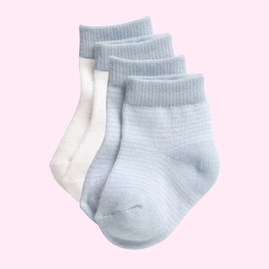Preemie Socks 2pk - Blue