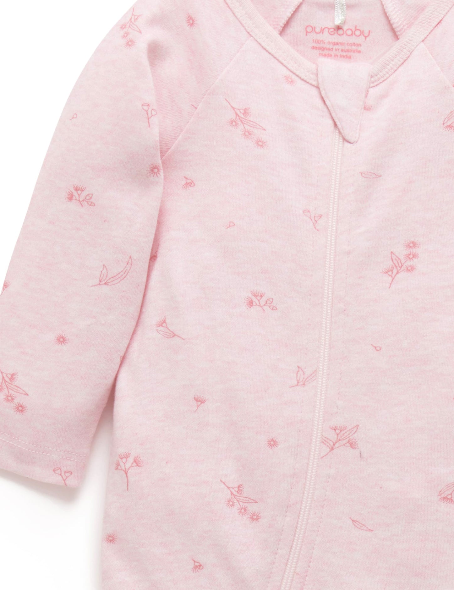 Premmie Zip Growsuit & Headband Set - Blossom