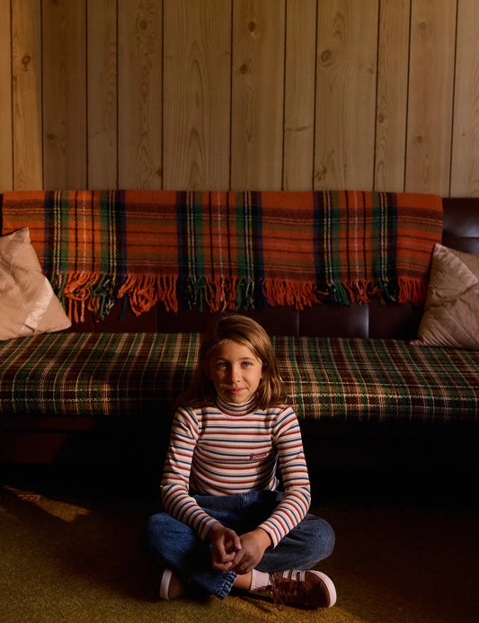 Outback Stripe Embroidered Rib Skivvy