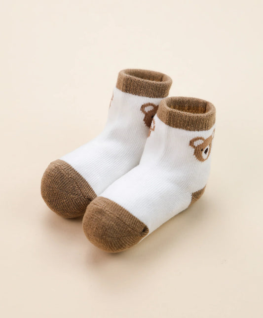 Organic Cotton Baby Socks - Bear