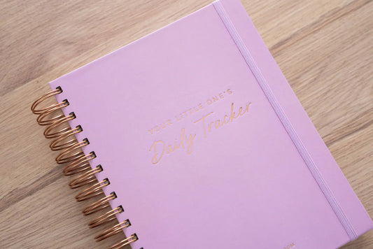 Your Little One’s Daily Tracker - Lilac & Rose Gold