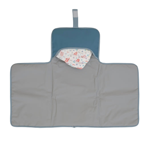Recycled Changing Mat Wallet - Blue