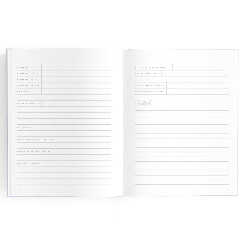 Baby Journal - Powder Blue