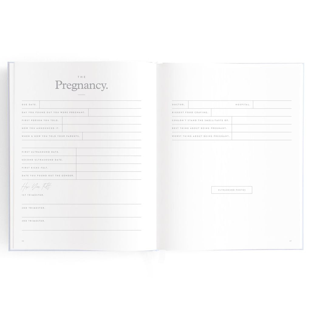 Baby Journal - Powder Blue