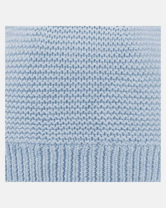 Organic Beanie Snowflake - Bluebell