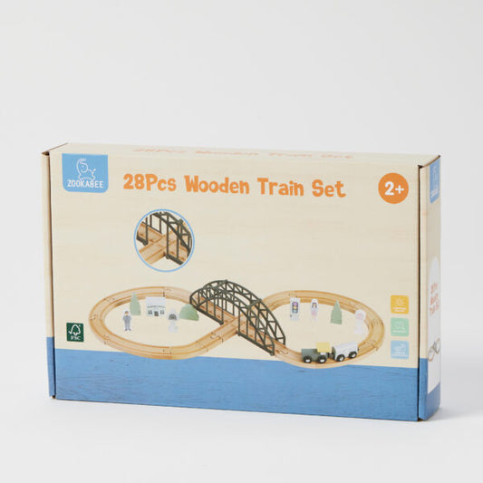 Wooden Train Set
