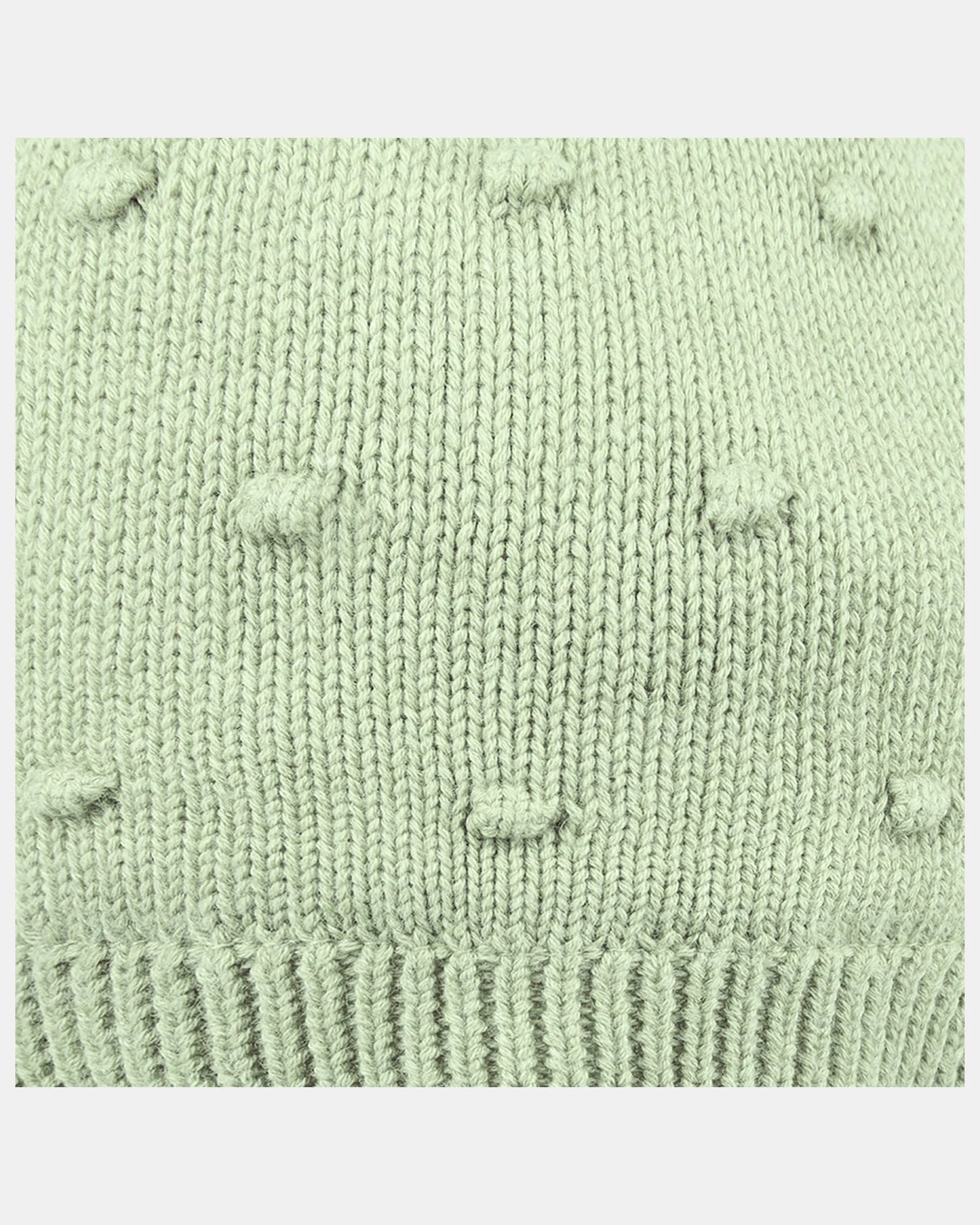 Organic Earmuff Popcorn - Matcha - Medium 2Y+