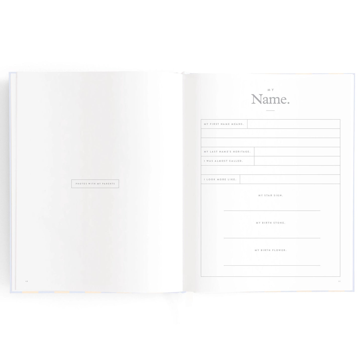 Baby Journal - Cloud Stripe