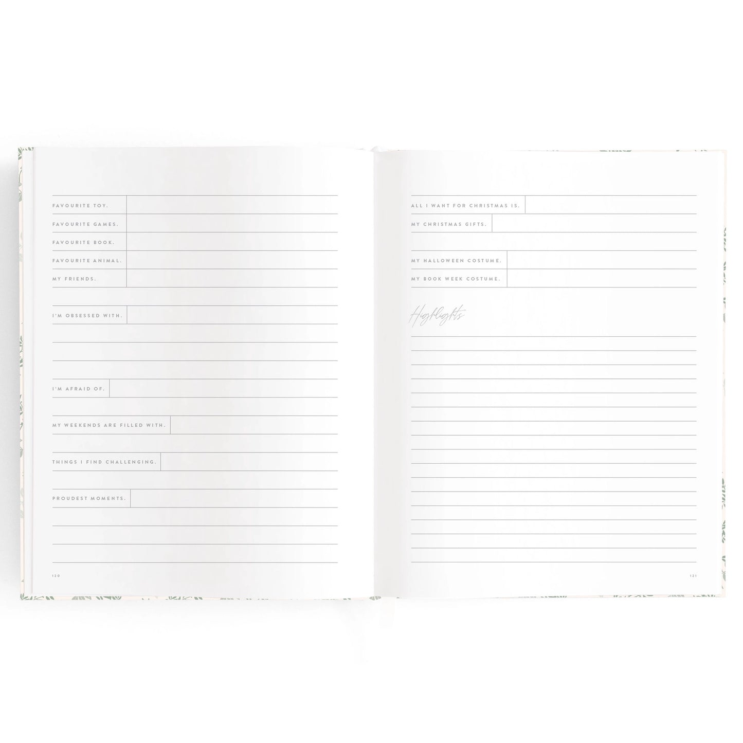 Baby Journal - Cypress