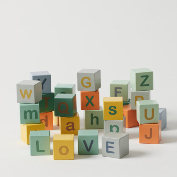 Wooden Alphabet Block Set