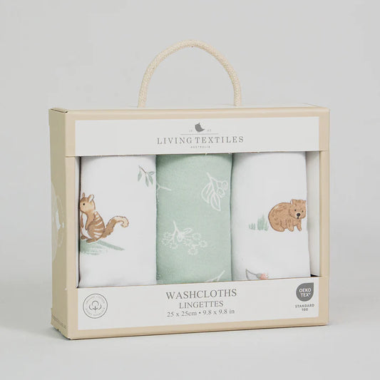 Washcloths 3pk - Australiana