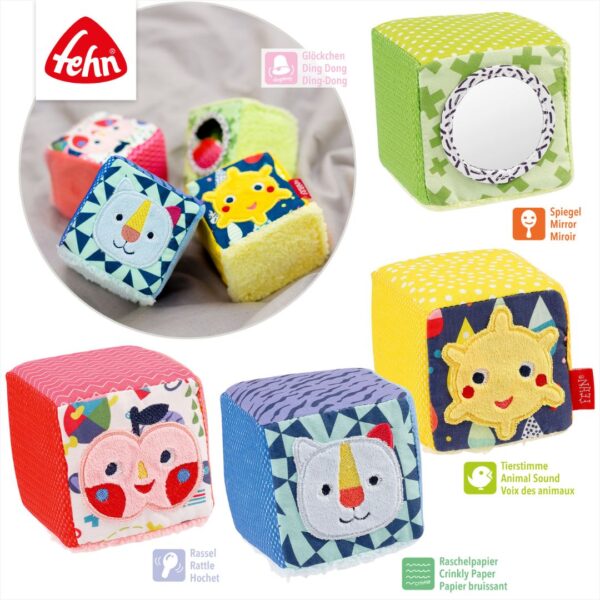 Set of Sensory Activity Cubes 4pk