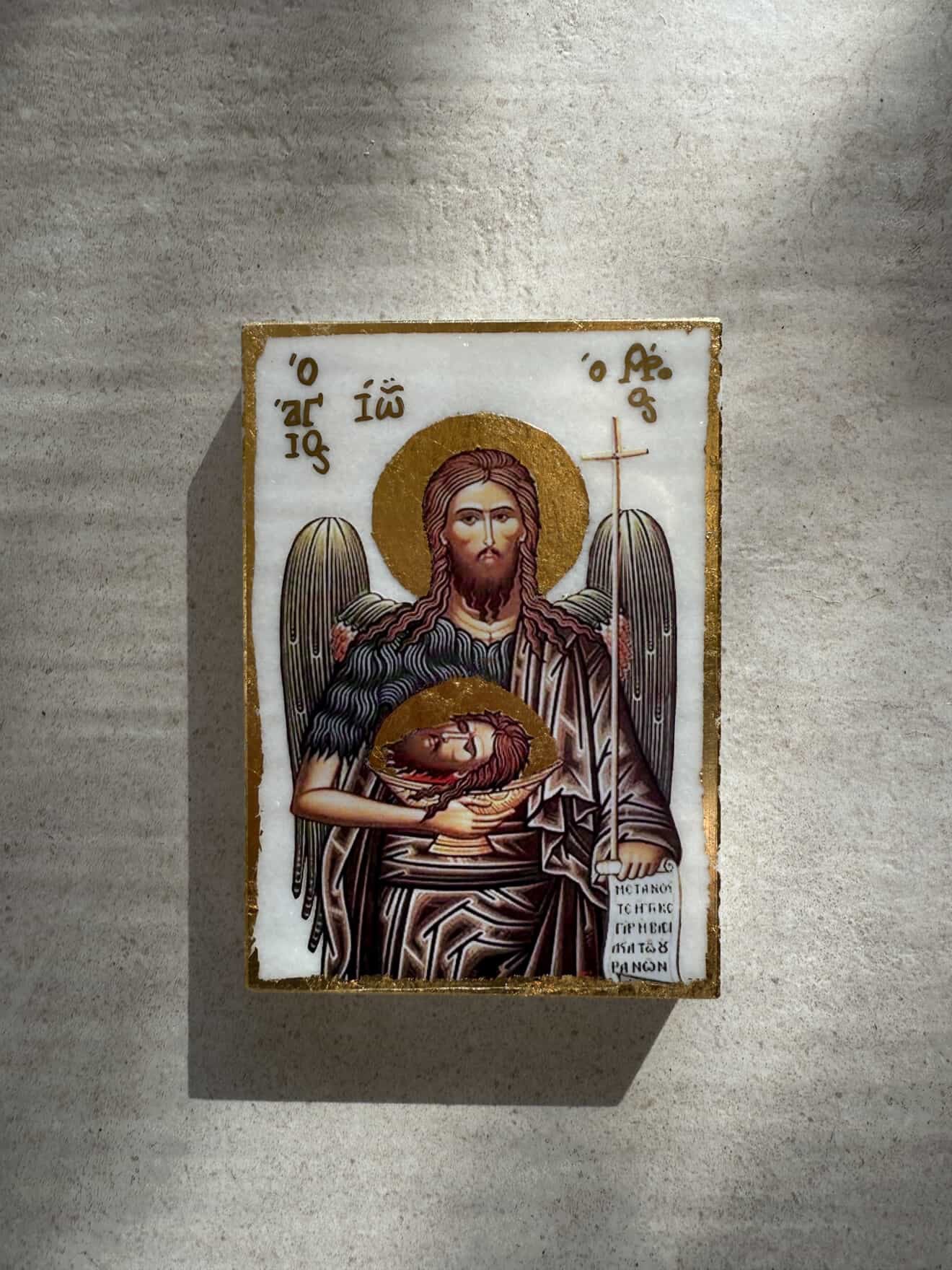 St. John the Forerunner - White Marble