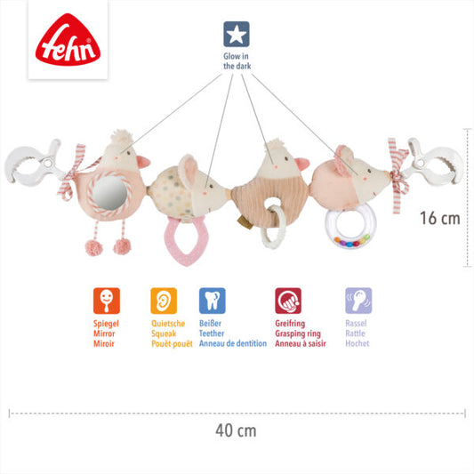 Fairy Friends Sensory Pram Chain