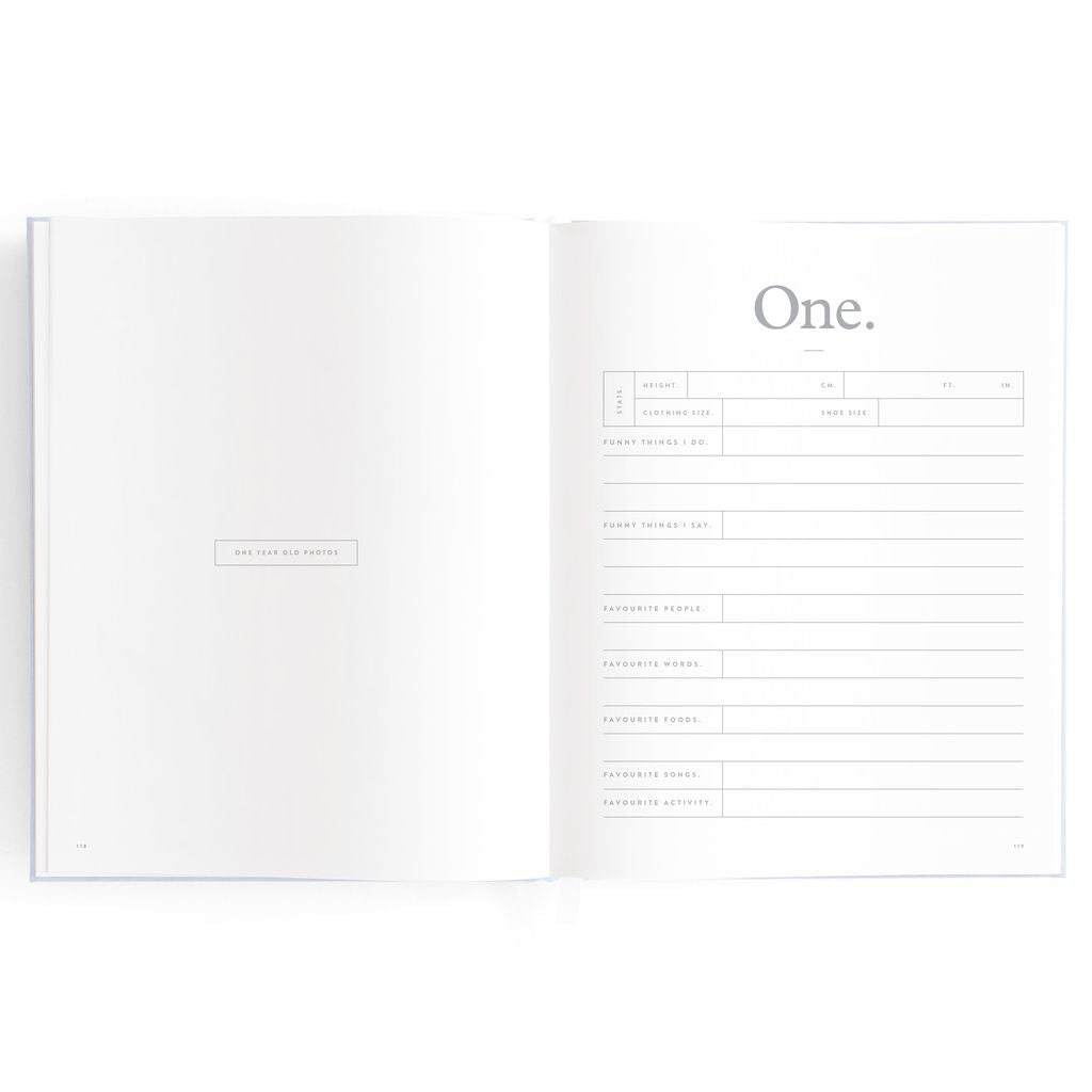 Baby Journal - Powder Blue