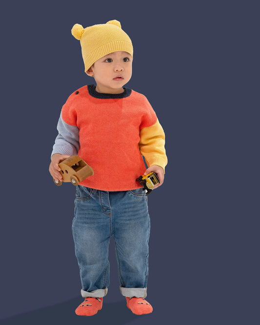 Organic Pullover Bobby - Paprika