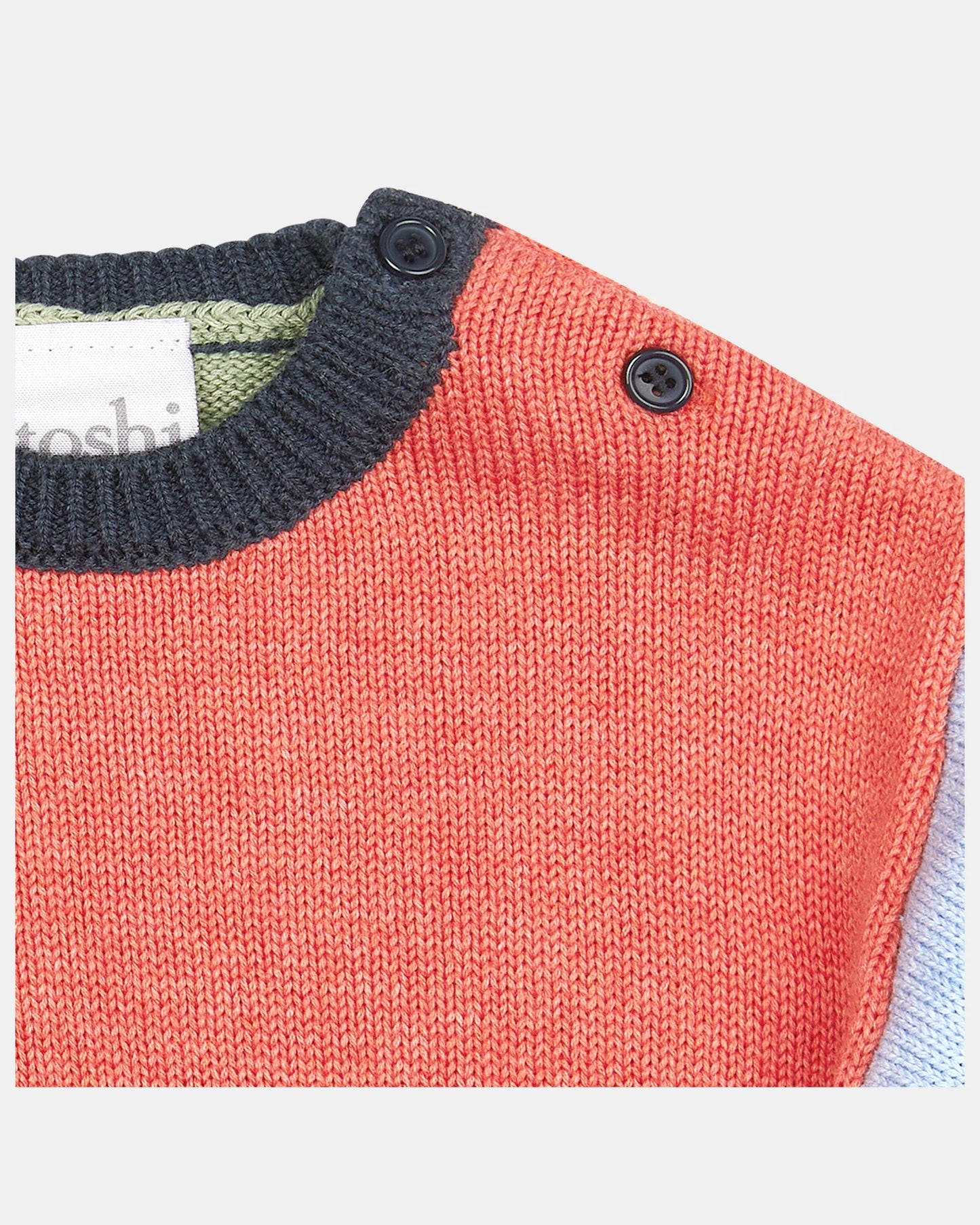 Organic Pullover Bobby - Paprika