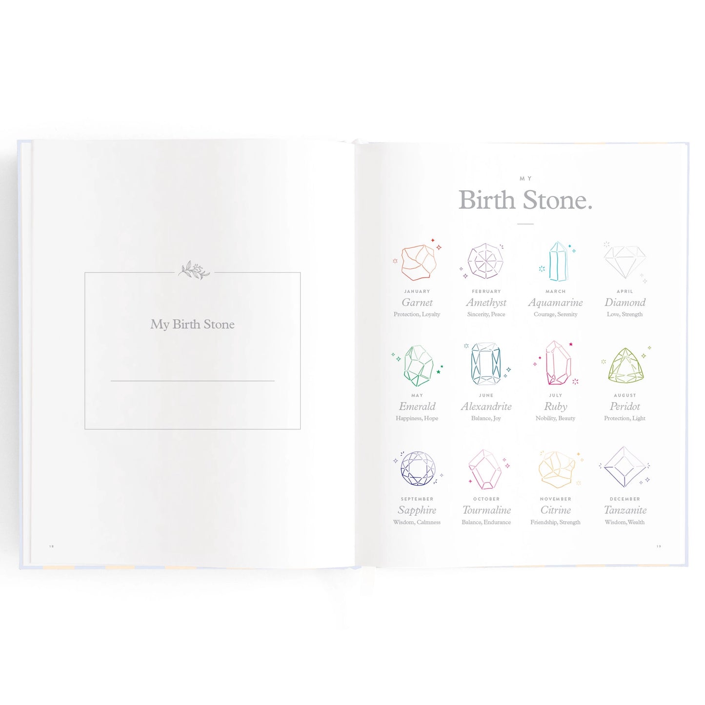 Baby Journal - Cloud Stripe