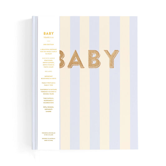 Baby Journal - Cloud Stripe