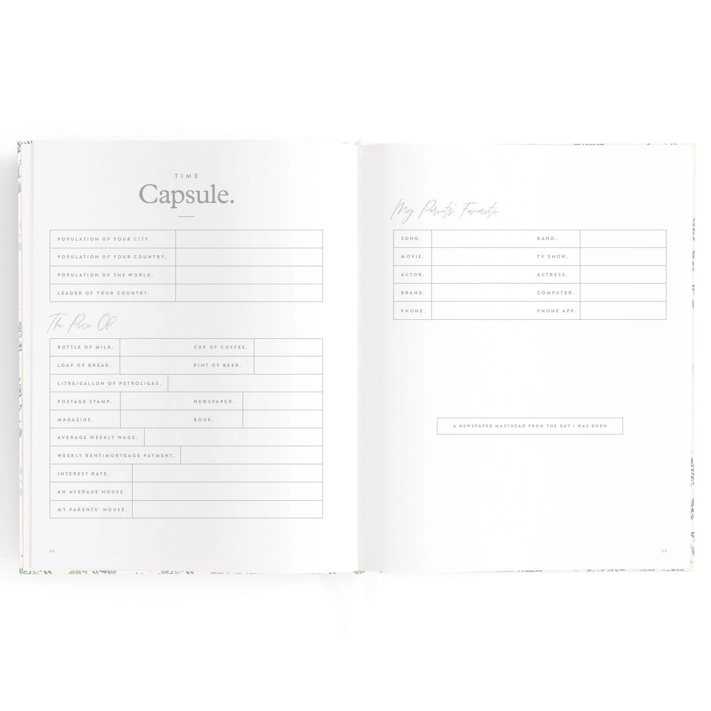 Baby Journal - Cypress