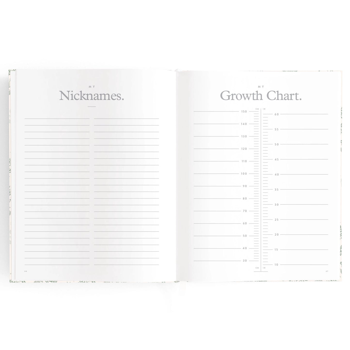 Baby Journal - Cypress