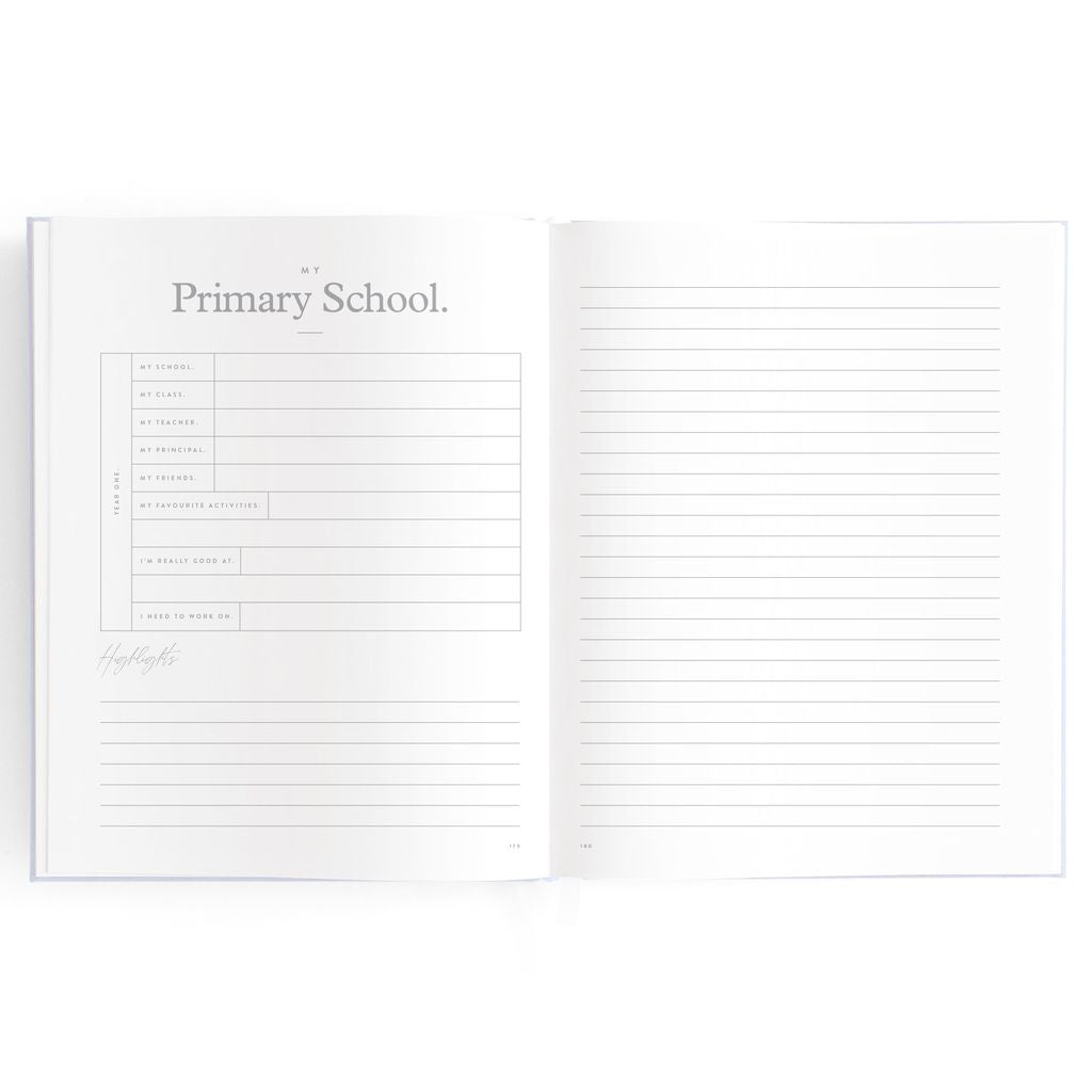 Baby Journal - Powder Blue