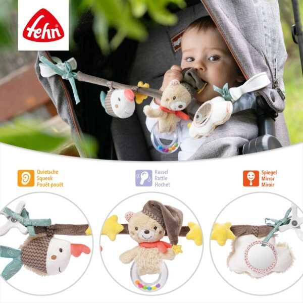 Teddy Sensory Pram Chain