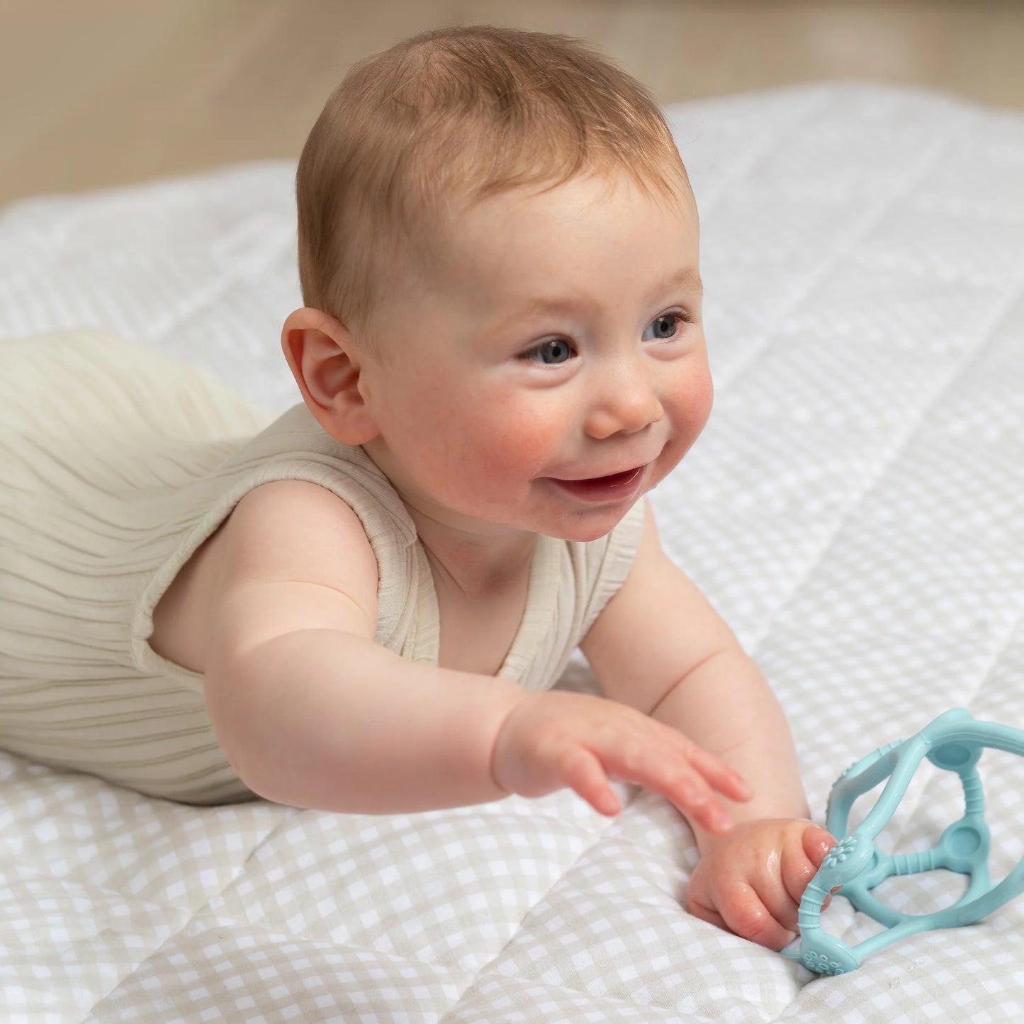 Silicone Teething Ball - Pastel Blue