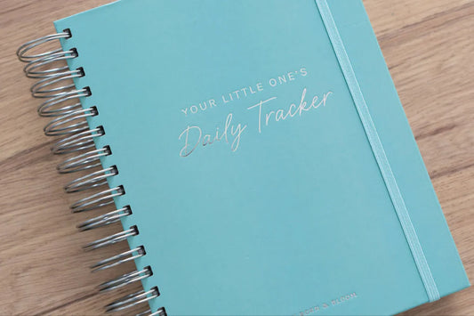 Your Little One’s Daily Tracker - Blue & Silver
