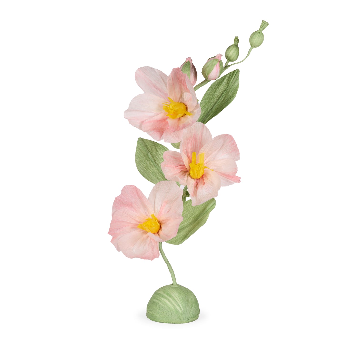 Standing Hollyhock 90cm - Blush