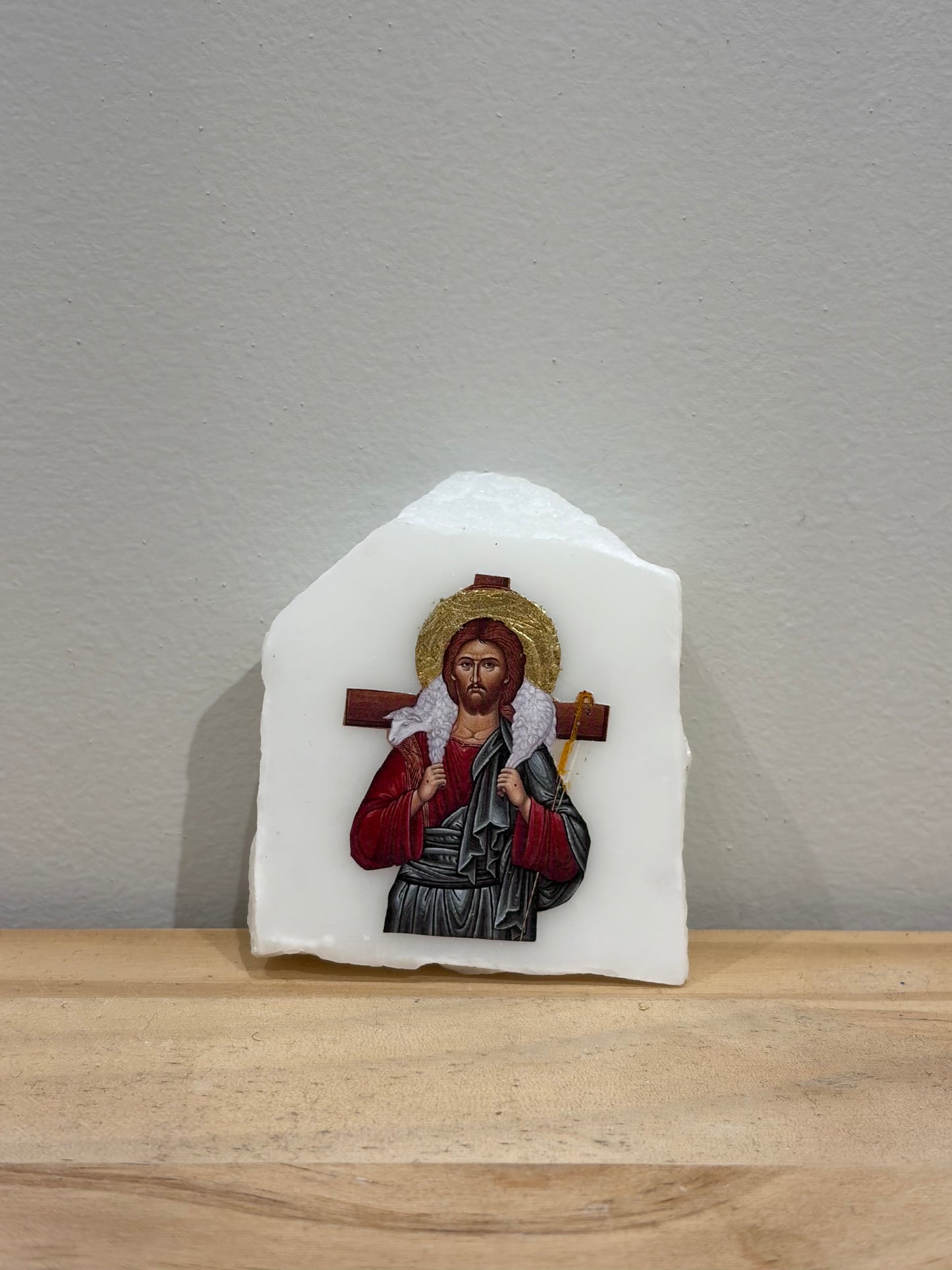 Christ the Good Shepherd - Mini Marble