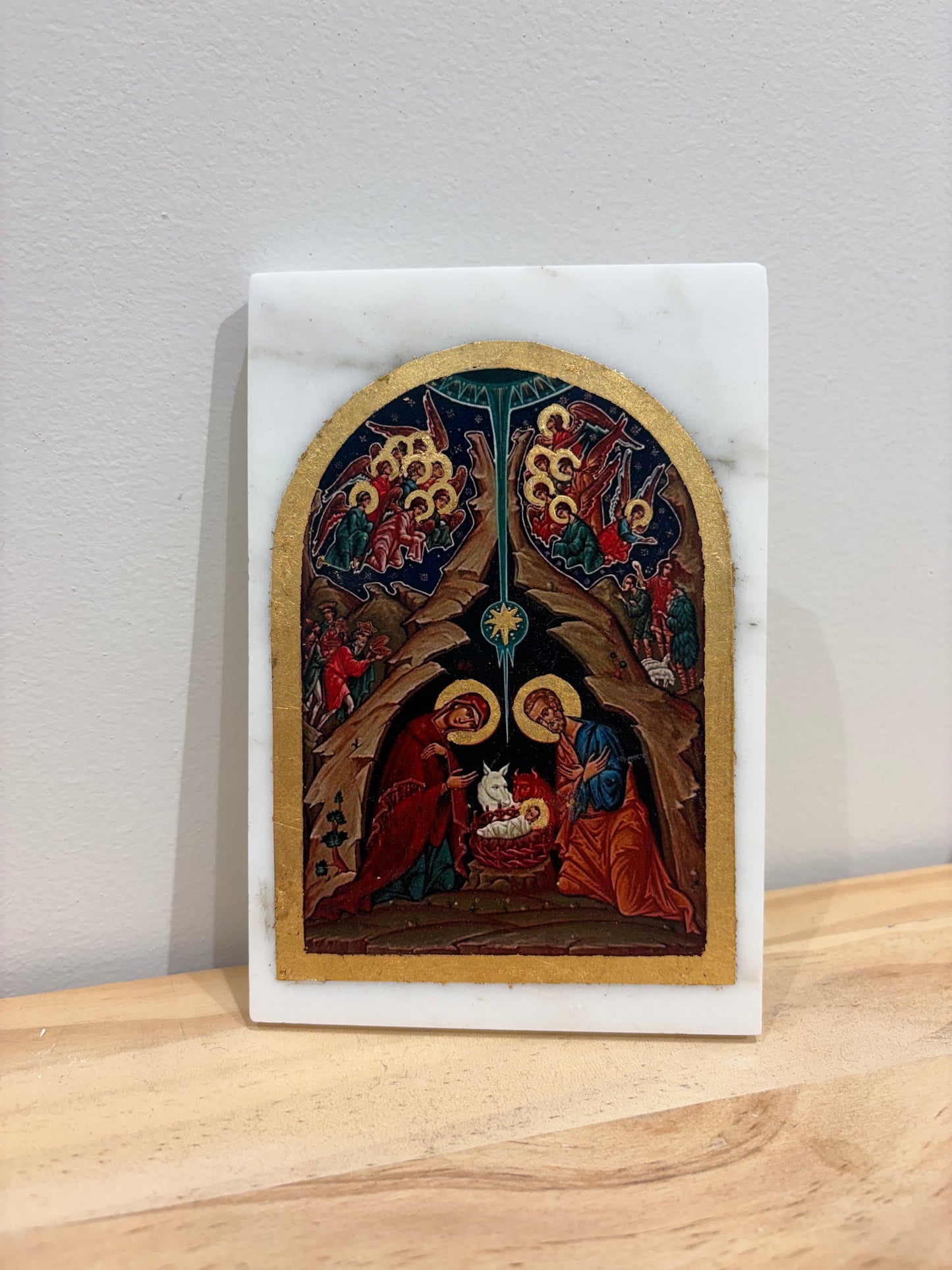Nativity of Christ - White Marble