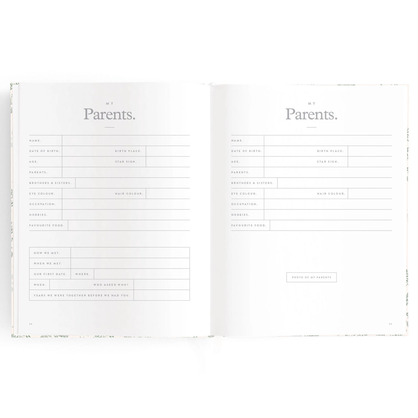 Baby Journal - Cypress