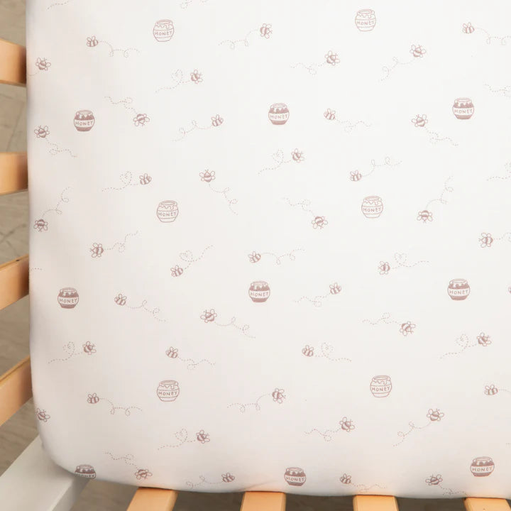 Fitted Cot Sheets 2pk - Cuddly Bear