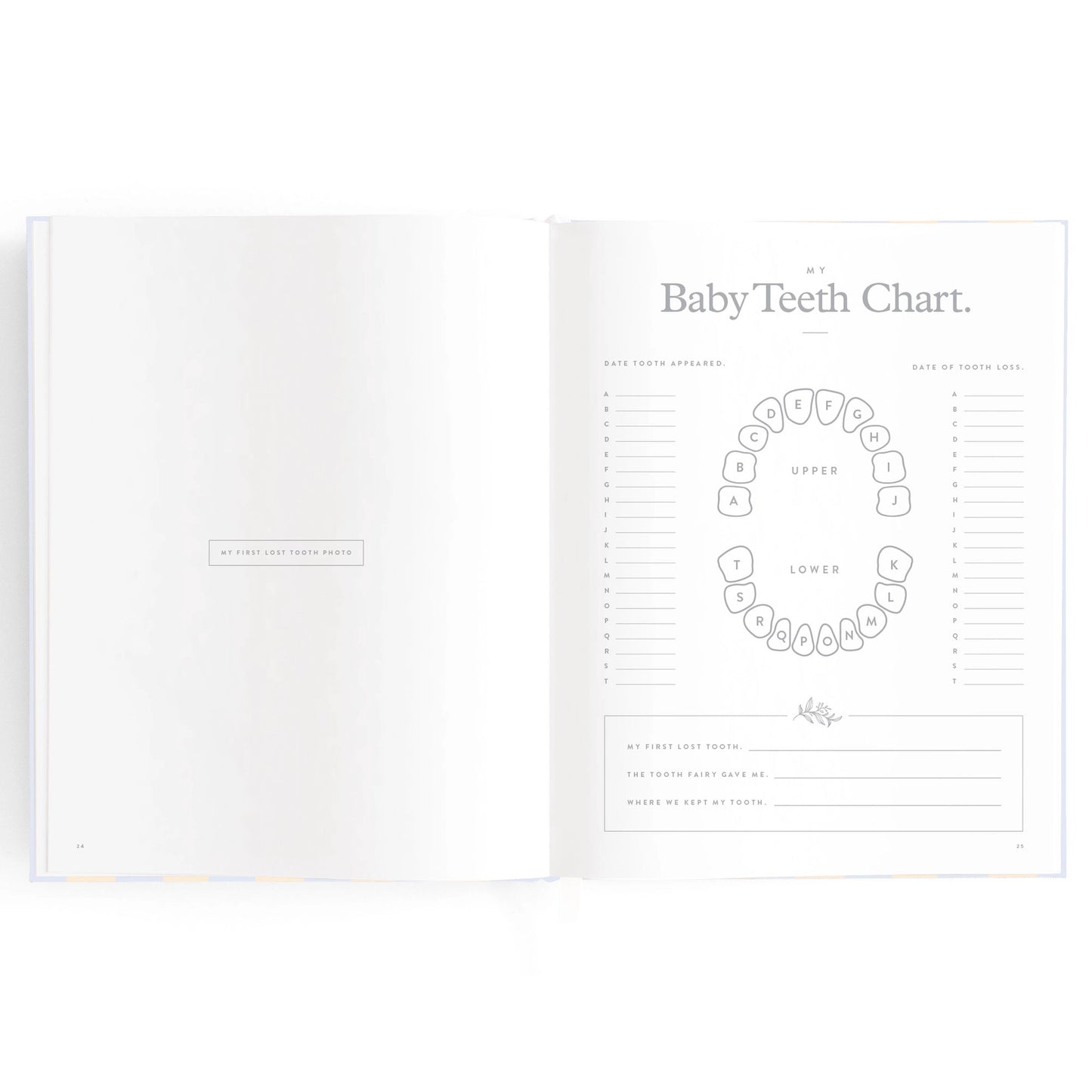 Baby Journal - Cloud Stripe