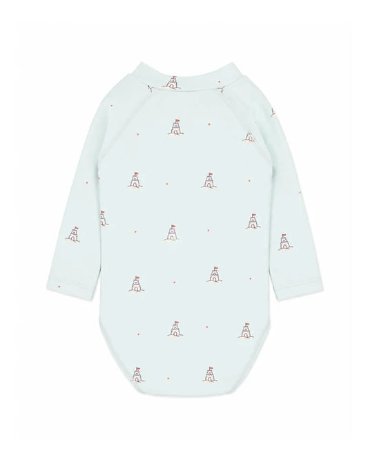 Jamie Sunsuit with Aqua Nappy