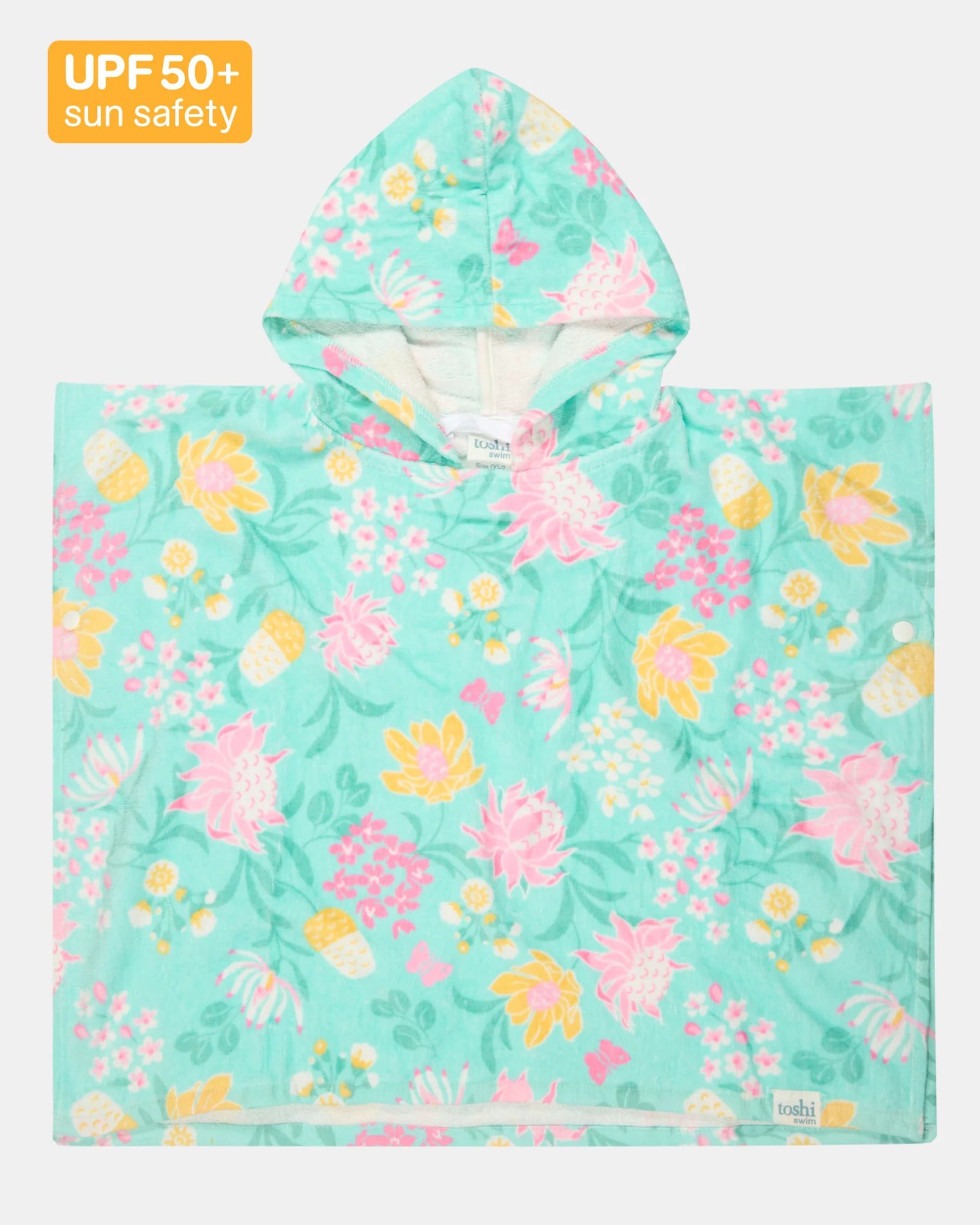 Hooded Towel - Waratah Mint
