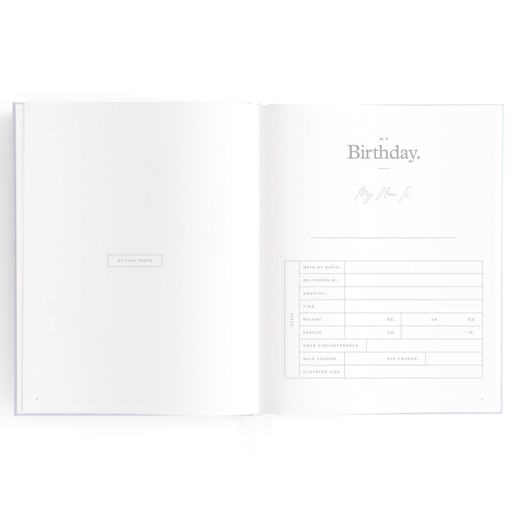Baby Journal - Powder Blue
