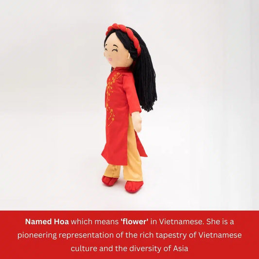 Hoa - Vietnamese Cultural Doll (restocking soon)