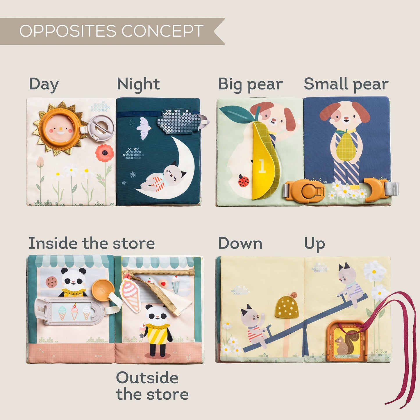 Opposites Busy Book 18M+