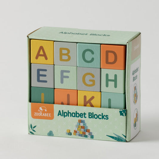 Wooden Alphabet Block Set