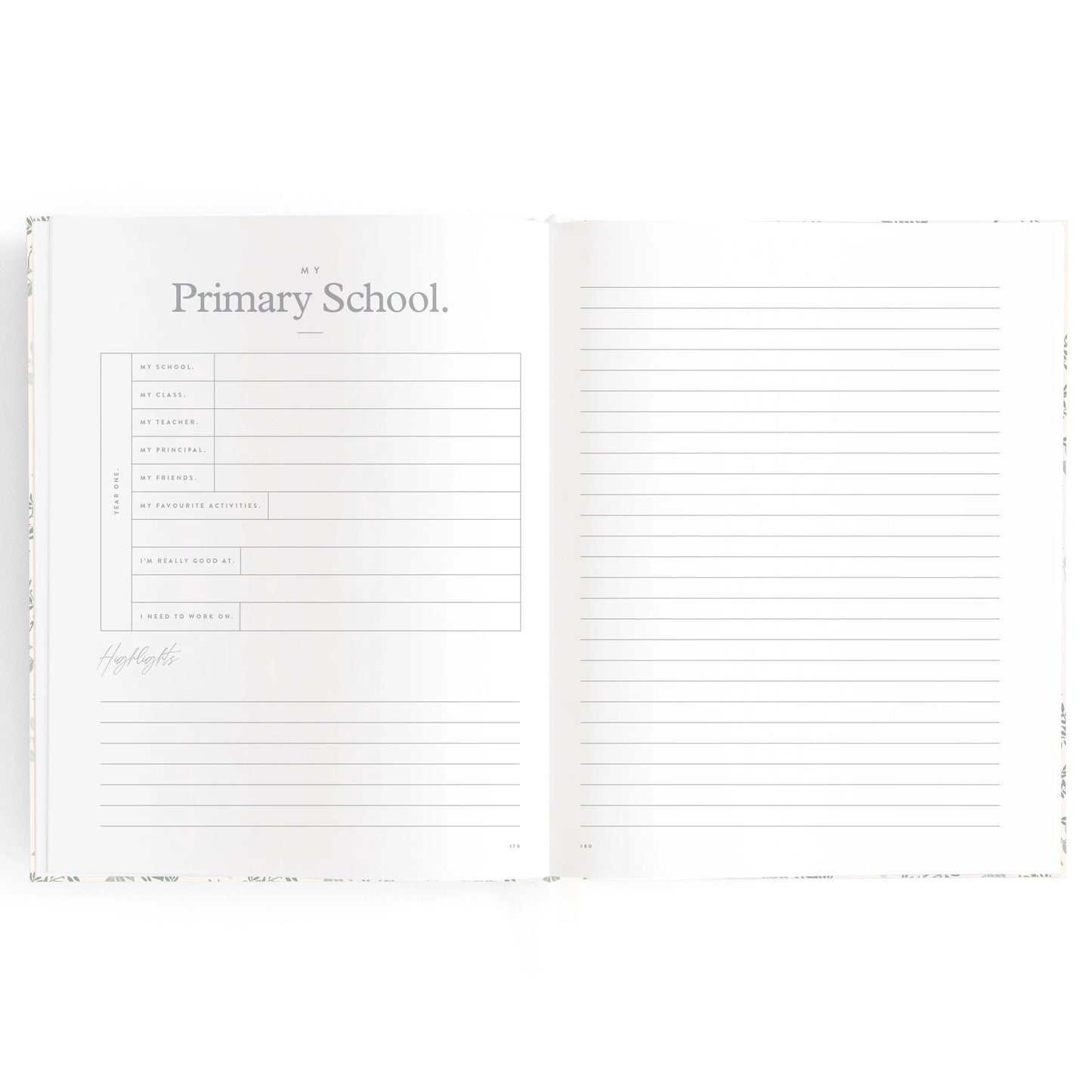 Baby Journal - Cypress