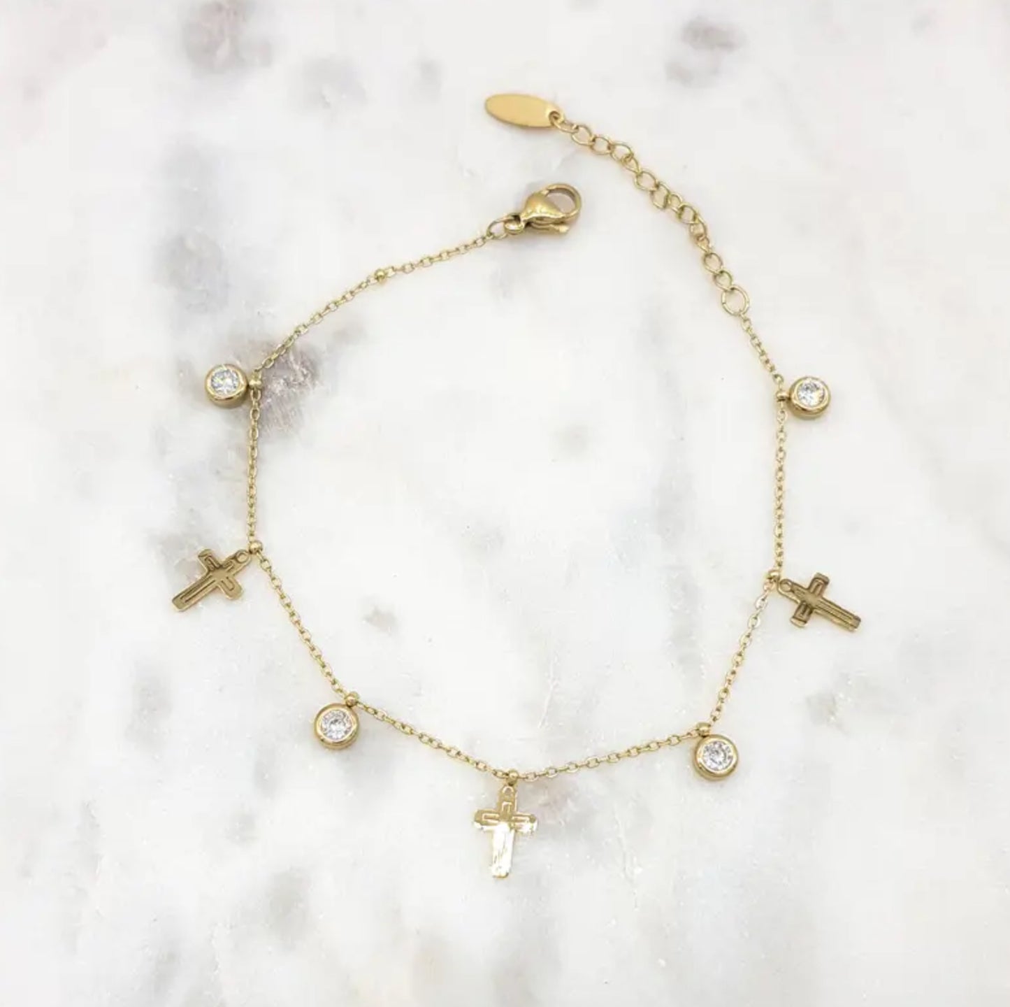 Cross CZ Bracelet