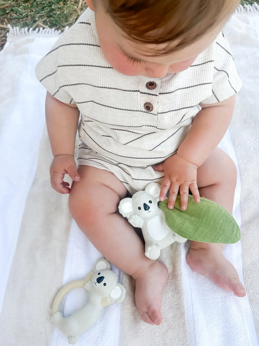 Banks the Koala Rattle & Scrunch Teether